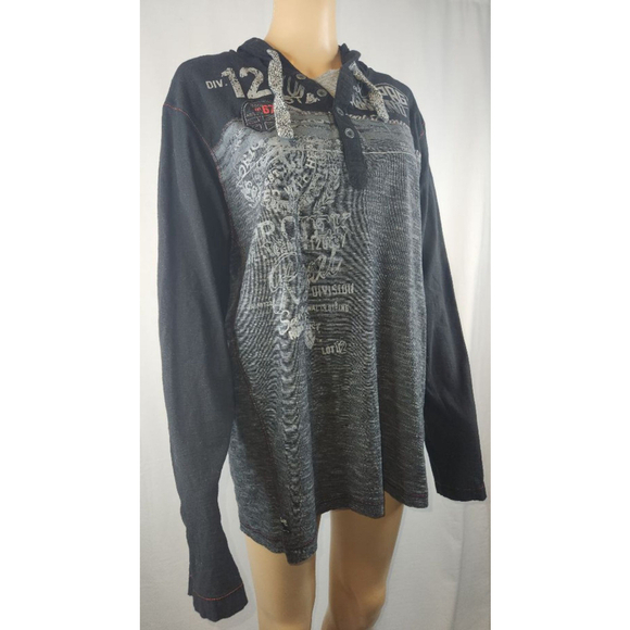 Projek Raw | Men | Long Sleeve Shirt | Black | Size Large - Picture 1 of 9